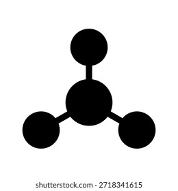 Molecule Icon Vector Symbol Design Illustration