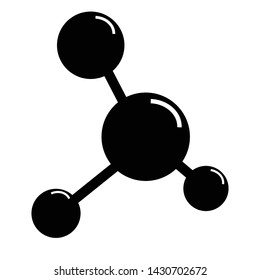 Molecule Icon Vector Symbol Illustration