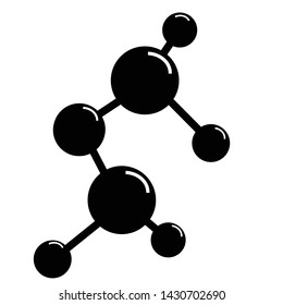 Molecule Icon Vector Symbol Illustration