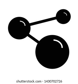 Molecule Icon Vector Symbol Illustration