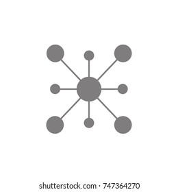 Molecule icon. Web Icon. Premium quality graphic design. Signs, outline symbols collection, simple icon for websites, web design, mobile app on white background