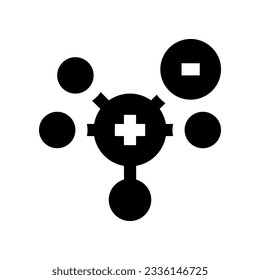 molecule icon for your website, mobile, presentation, and logo design.