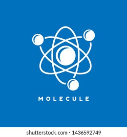 Molecule icon,atom icon.science symbol.design for nuclear or physics element