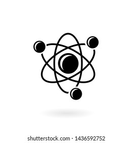 Molecule icon,atom icon.science symbol.design for nuclear or physics element