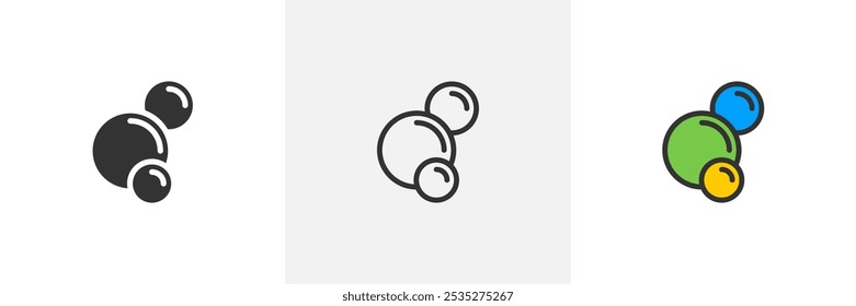 Molecule icons symbol vector elements for infographic web