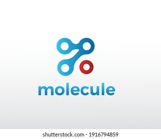 Logotipo de molécula logotipo biotecnología medis logotipo de laboratorio de diseño del logotipo de la ciencia