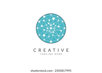 Vektorgrafik des Moleküllogos.