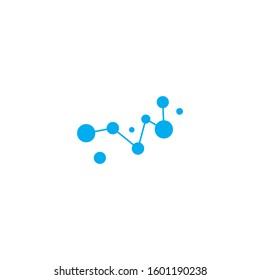 Molecule logo icon illustration vector template