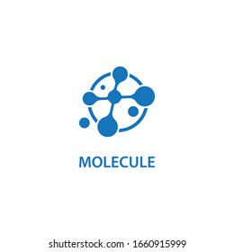 Molecule logo icon illustration vector template