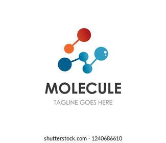 molecule logo icon vector design