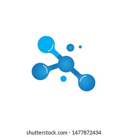 molecule logo icon vector design template
