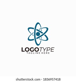 molecule logo icon vector isolated