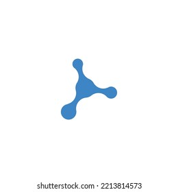 Logo des Moleküls Vektor-Vorlage