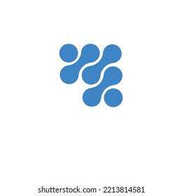 Logo des Moleküls Vektor-Vorlage