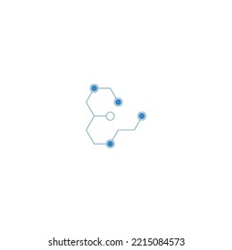 molecule logo icon vektor template