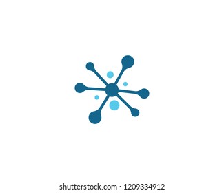 Molecule logo illustration