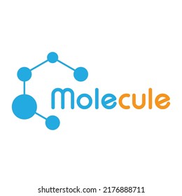 Vektorgrafik-Vorlage für das Logo von Molecule