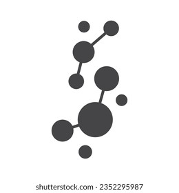 Molecule logo illustration vector template