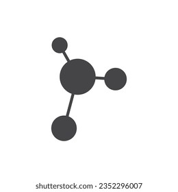 Molecule logo illustration vector template