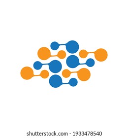 Molecule logo images illustration design
