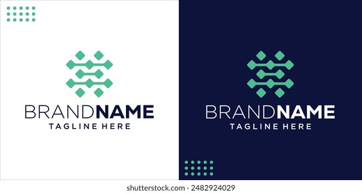 Molecule logo scientific structure DNA molecule chemistry atom, Design Inspiration, Illustration, Vector