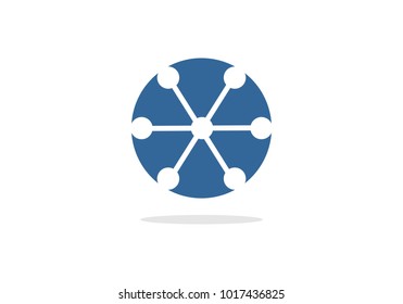 Molecule logo symbol