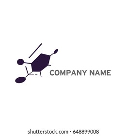 Molecule logo template