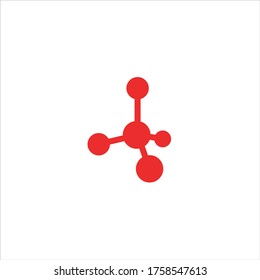 Molecule logo template vector icon logo