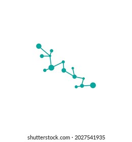 Molecule logo template vector icon