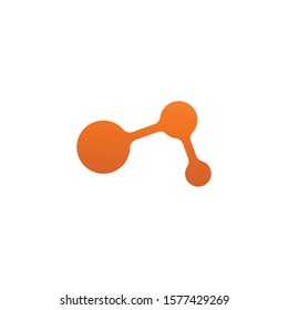 molecule logo vector icon illustration design 