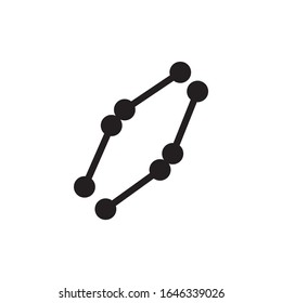 molecule logo vector icon illustration design