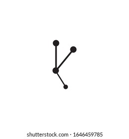 diseño de ilustraciones vectoriales del logotipo molécula
