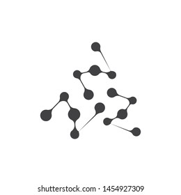 
molecule logo vector icon template