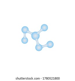 
molecule logo vector icon template