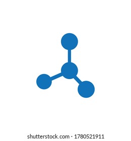 
molecule logo vector icon template