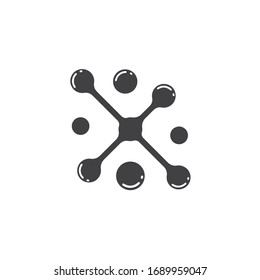 molecule logo vector illustration design template