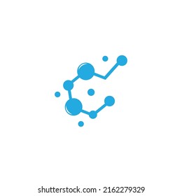 molecule logo vector illustration design template.