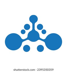 Molecule Logo Vector Template Illustration