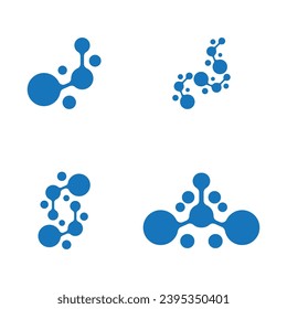 Vektorgrafik von Vektorgrafiken mit dem Logo "Molecule"