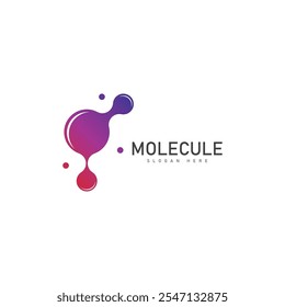 Molecule Logo Vector Template Illustration Icon