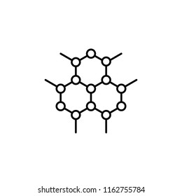 molecule outline icon. Simple vector for UI and UX, website or mobile application