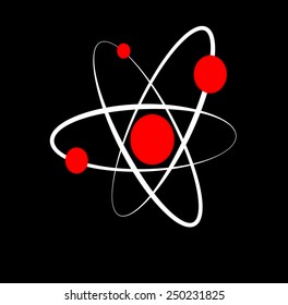 Molecule Physics Icon. Vector