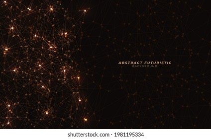 Molecule structure, Molecule background, Abstract communication concept futuristic digital innovation. Vector background.