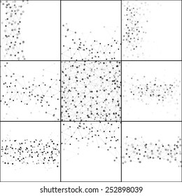 Molecule structure backgrounds, business templates for communication, science design vector illustration.