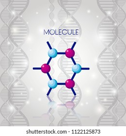 molecule structure chemical icon