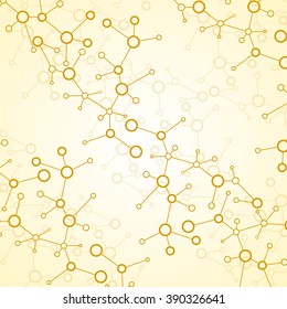 Molecule structure. DNA. Abstract background. Vector illustration. Eps10