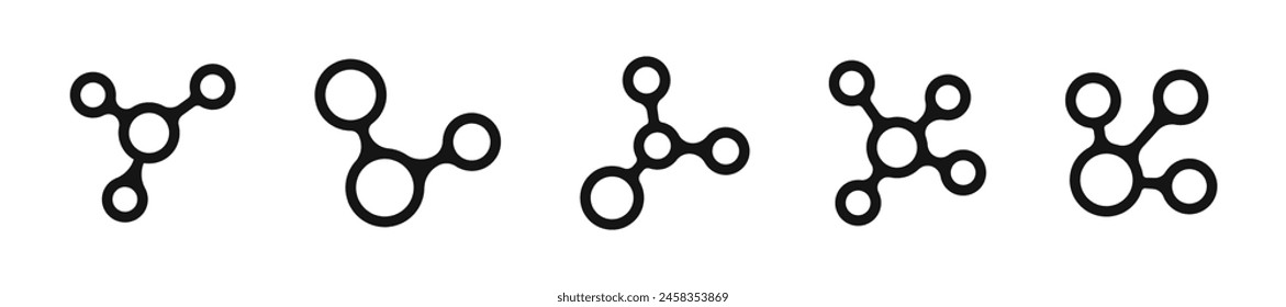 Molecule. Molecule structure. Molecule illustration