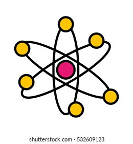 molecule structure isolated icon vector illustration design
