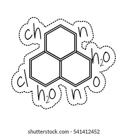 molecule structure isolated icon vector illustration design