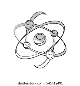 molecule structure isolated icon vector illustration design